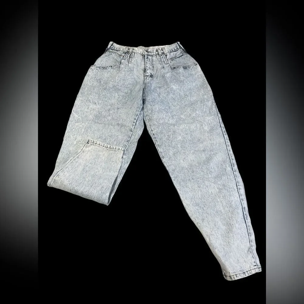 Vintage size‎ 12/30 Brittania Acid Washed Denim
